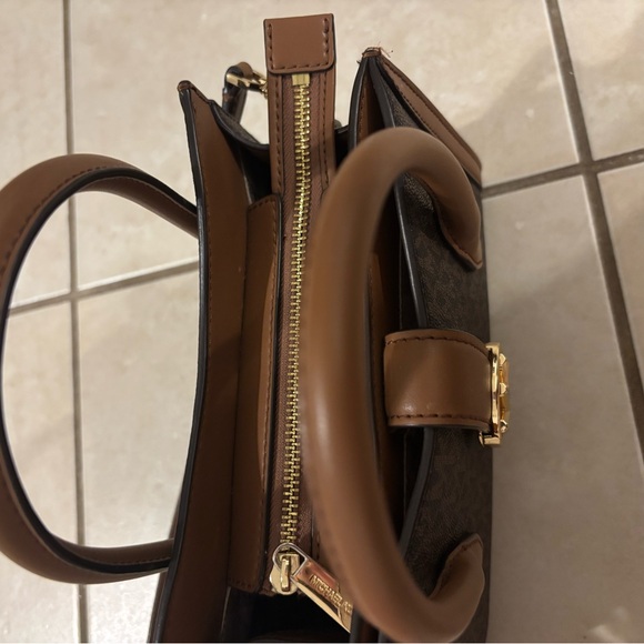 Michael Kors Brown and Tan Crossbody Bag - Picture 8 of 8
